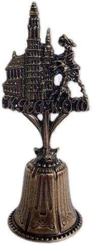 Novi suvenir Poljska Polska Metal Bell Krakov Marija's Basilika Wawel Dragon Green