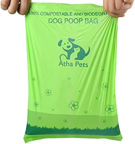 AHA Pets Poop torbe za psa otpada-240, na bazi povrća, Kompostabilan & biorazgradiv, nema štete za našu