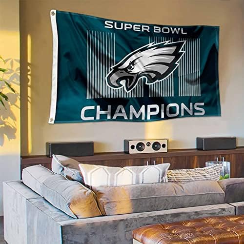 Philadelphia Eagles 2017 2018 Super Bowl Lii zastava prvaka na otvorenom zatvoreni 3x5 stopa za stopala