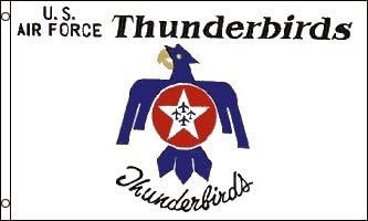 Američke zračne snage Thunderbirds Službena licencirana zastava 3x5 Poly