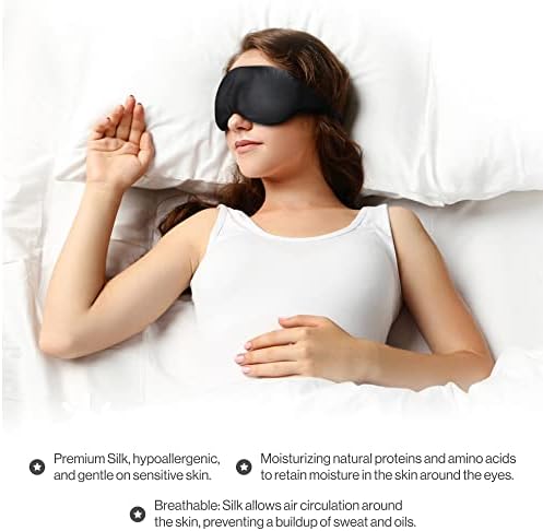 3D svilena maska ​​za spavanje