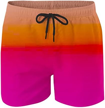 Gradientske kratke hlače za muškarce Ležerne prilike za lagane kratke hlače Ljetne elastične plaže na plaži