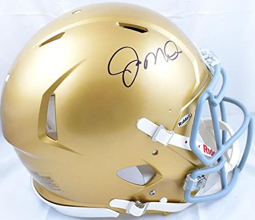 Joe Montana Sa Autogramom Notre Dame F / S Brzina Autentična Kaciga-Fanatici * Šlemovi Za Koledž Sa Crnim
