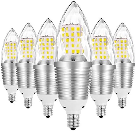 Ahevo E12 LED sijalice sa Kandelabrima, 12w, ekvivalentna sijalica sa žarnom niti 85-100w,1200 lumena, Bijela