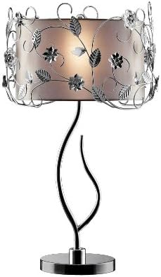 OK Rasvjeta OK-5121T srebrna kristalna stolna svjetiljka, 34 h