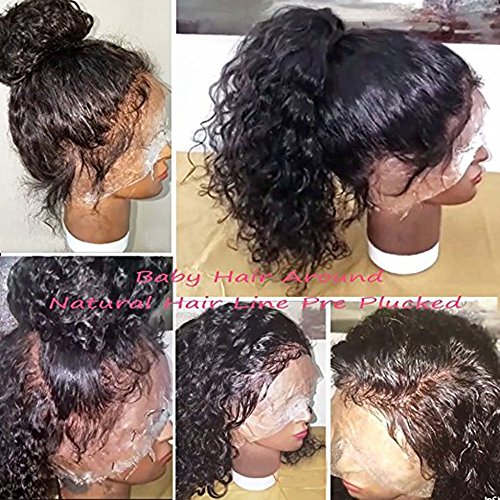 JYZ kosa 13x4 HD čipkaste prednje perike ljudska kosa brazilska Djevičanska kosa mokre kovrčave perike 150%