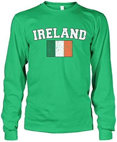 Kubertela Muška izblijedjela je nevolje za zastavu u Irskoj majica s dugim rukavima