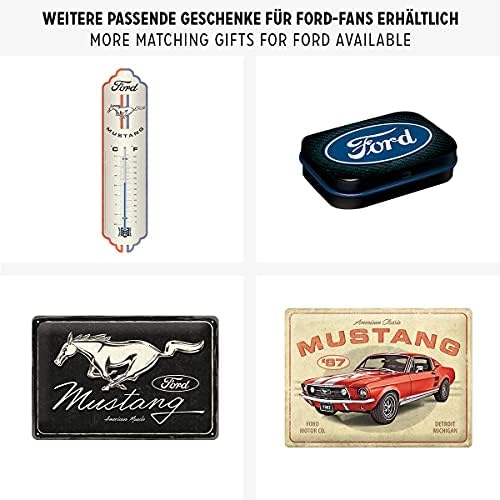 Nostalgični retro limenki znak, Ford Mustang Boss - Poklon Idea za ventilatori za automobile, metalna ploča,