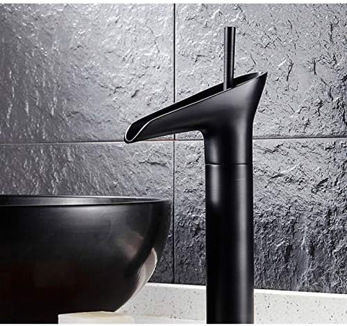 Crno ulje trljanje antikne mesinganog vodopada u kupaonici umivaonici mikser za umivaonik Dodirnite jednu