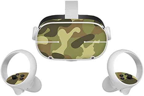 Oculus Quest 2 VR slušalica i kontroler naljepnica, vinilna kožna kožna kožna slušalica i kontroler, zaštitna