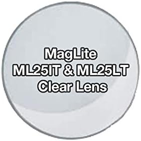 MAGLITE Zamjena Clear Glass objektiv za blagajne ML25IT i ML25LT magline. Torbupgrada kompatibilna / zamjena