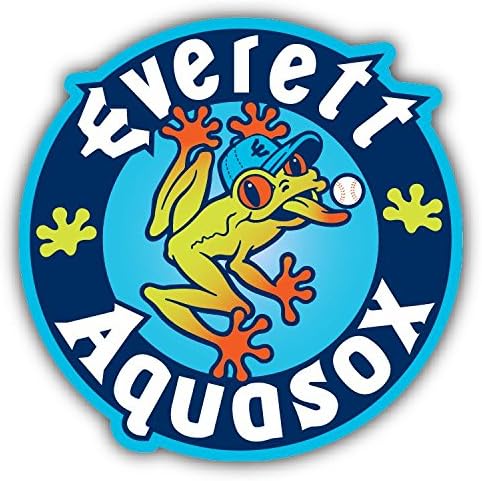 Everett Aquasox Milb bejzbol logotip vinil umjetnička grafička naljepnica zabojci naljepnica