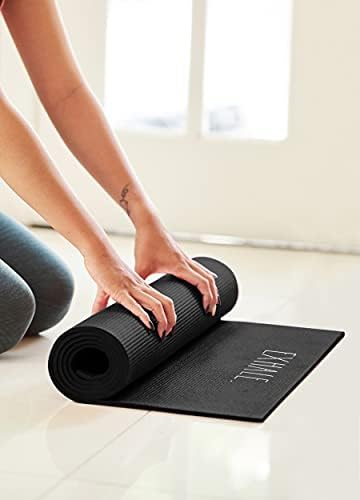 Rae Dunn Yoga Mat - pjenasta Vježba visoke gustine i podloga za fitnes za trening ili istezanje - dvostrani