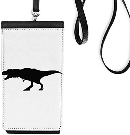 Dinosaur kosti minijaturni pokrene telefon novčanik torbica viseći mobilni torbica crnog džepa