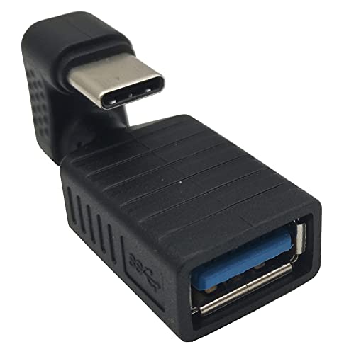 Traovien USB C 180 stupnjeva, USB tip C u obliku slova C, 180 stupnjeva USB C muški do USB 3.0 A ženski