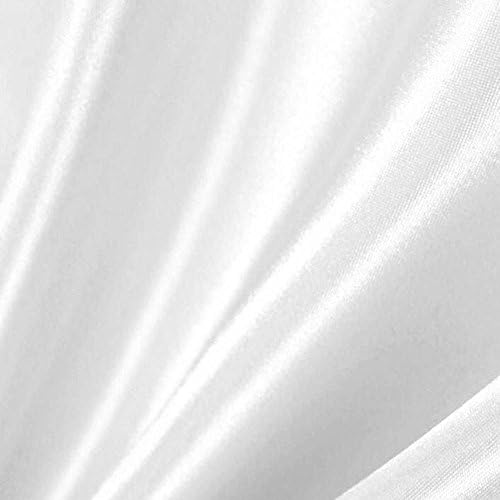 Bijela satenska tkanina široka 60 inča-50 metara po rolni