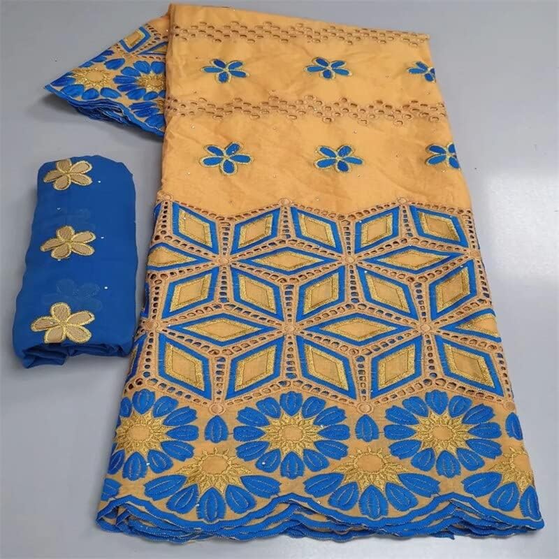Liocraft 5+2 Y Švicarska čipkasta tkanina Dubai teške perlice za vezenje afričke čipkaste tkanine pamuk