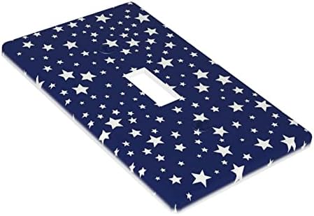 Božićne zvijezde mornarsko plava slatka 1 gang svjetlo prekidač pokrivač zidne ploče jednokrevetni ukras