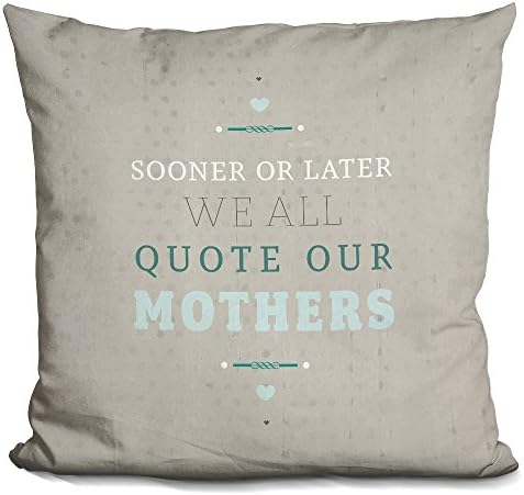 Lilipi citirajući majke ukrasne jastuk za bacanje naglaska
