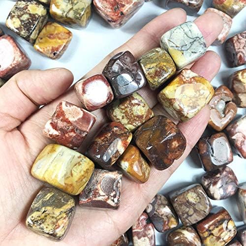 Shitou2231 100g Natural Cube Red Longan kameni čipovi srušili kamen zacjeljivanje kvarcnih kristala prirodno