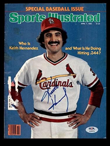 Keith Hernandez PSA DNK potpisao je 8x10 SI Cover FOTO Autograph Cardinals - autogramirane MLB fotografije