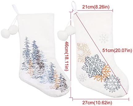 Vanjski viseći kristali Poklon čarape Personalizirani kamin Čarape Plišani božićni ukrasi i zabavni pribor