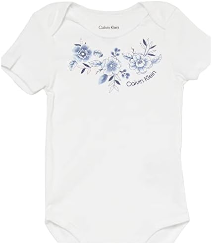 Calvin Klein Baby-Girls 4 komada paketa bodi