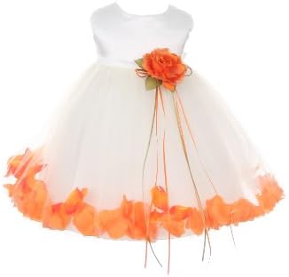 23 boje Satin Bodice Cvjetni dječji djevojčici Pageant haljina: novorođenčad S-XL